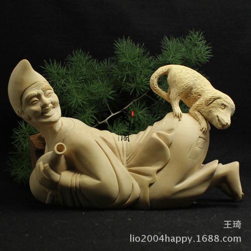 匠心獨(dú)運(yùn)，靈韻生動(dòng)——福建莆田精品黃楊木雕刻濟(jì)公佛像
